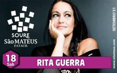 Rita Guerra em espetáculo musical na Feira São Mateus 2021, em Soure