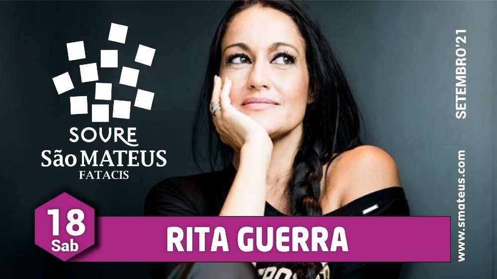 Rita Guerra em espetáculo musical na Feira São Mateus 2021, em Soure