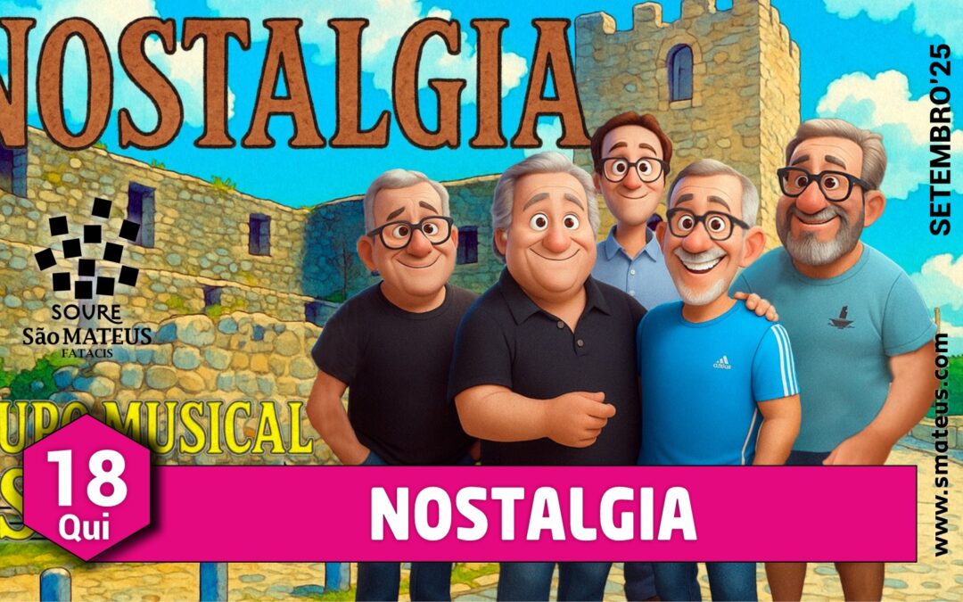 Banda Nostalgia: um concerto para reviver grandes êxitos