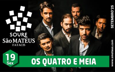 Os Quatro e Meia são cabeça de cartaz na noite de sexta-feira